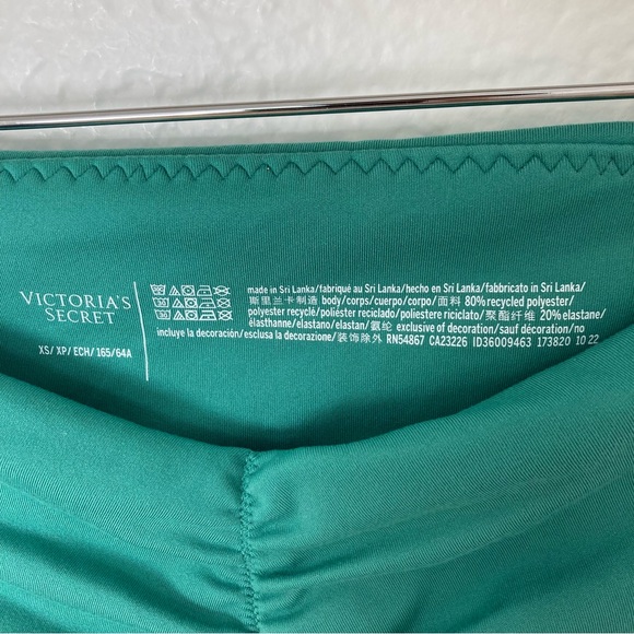 Victoria’s Secret High Waist Flare Green Leggings, Size XS - Picture 4 of 6